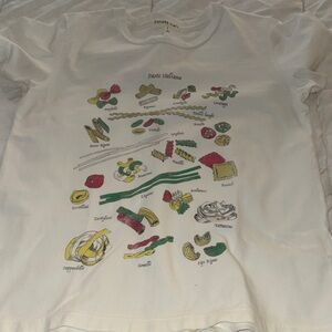 Anthropologie Pasta Graphic Tee by Future State